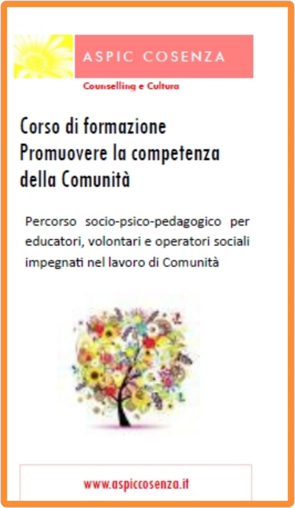 ASPIC Cosenza - Competenza della comunità